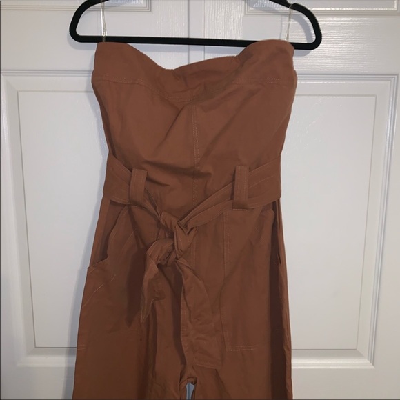 NWT JLUXLABEL Apricot Tube Wide Leg Romper - Picture 3 of 4
